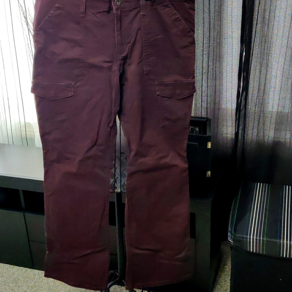Nwot Sonoma Women Purple Cargo Pants 